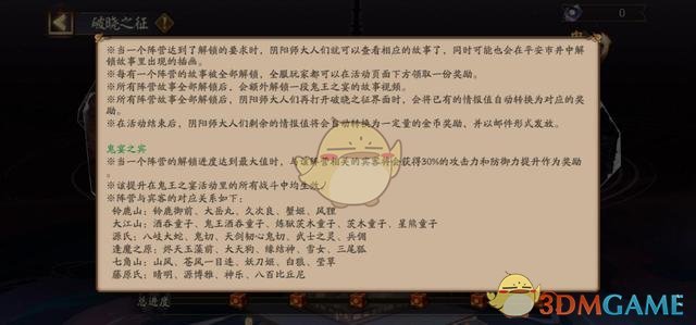 《阴阳师》鬼王之宴活动攻略