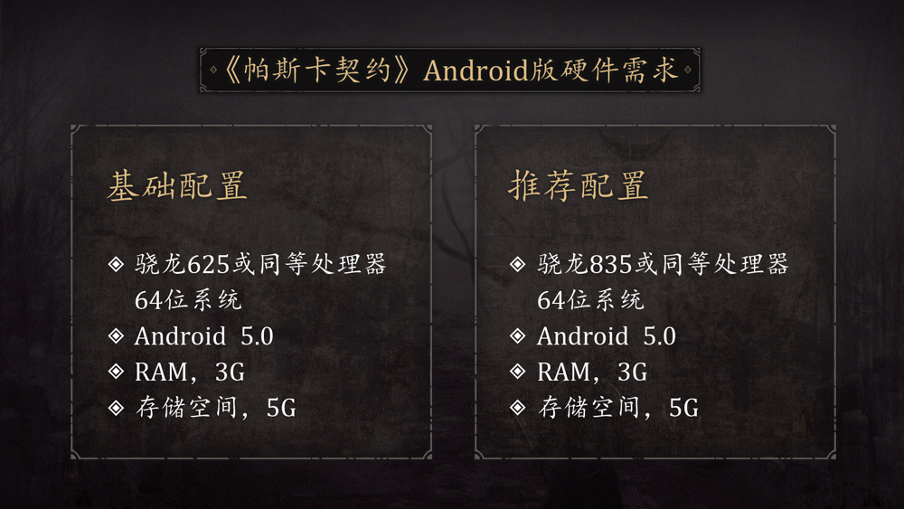 《帕斯卡契约》Android版5月29日发售，首发特惠价25元，DLC「深入黑雾」同时发布