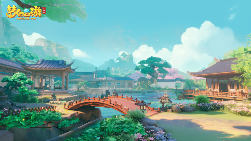 《梦幻西游三维版》家园玩法温馨上线，快来建造你的梦幻之家！