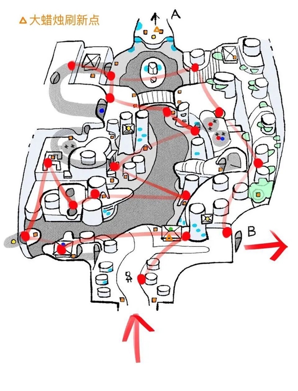 《光遇》雨林地图烛火路线大全