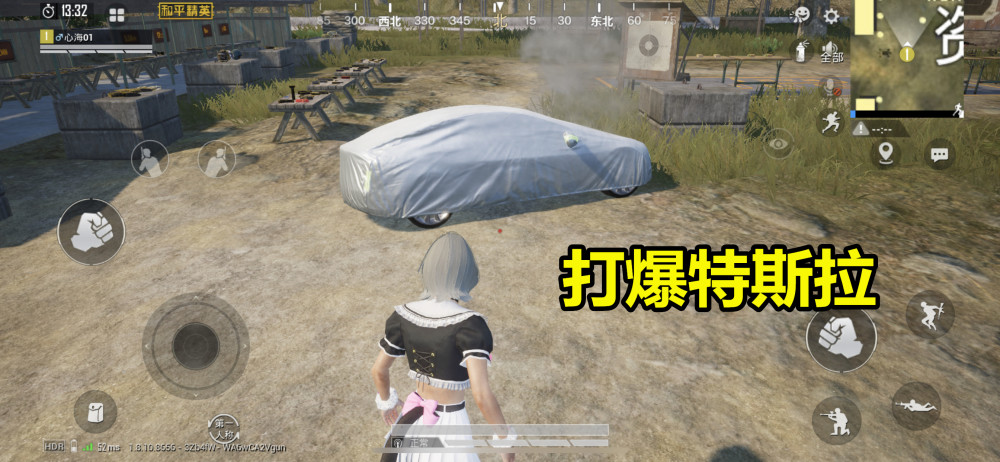 《和平精英》特斯拉紫色和白色对比分析