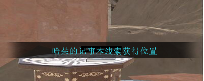 《孙美琪疑案：陈庭君》五级线索——哈朵的记事本