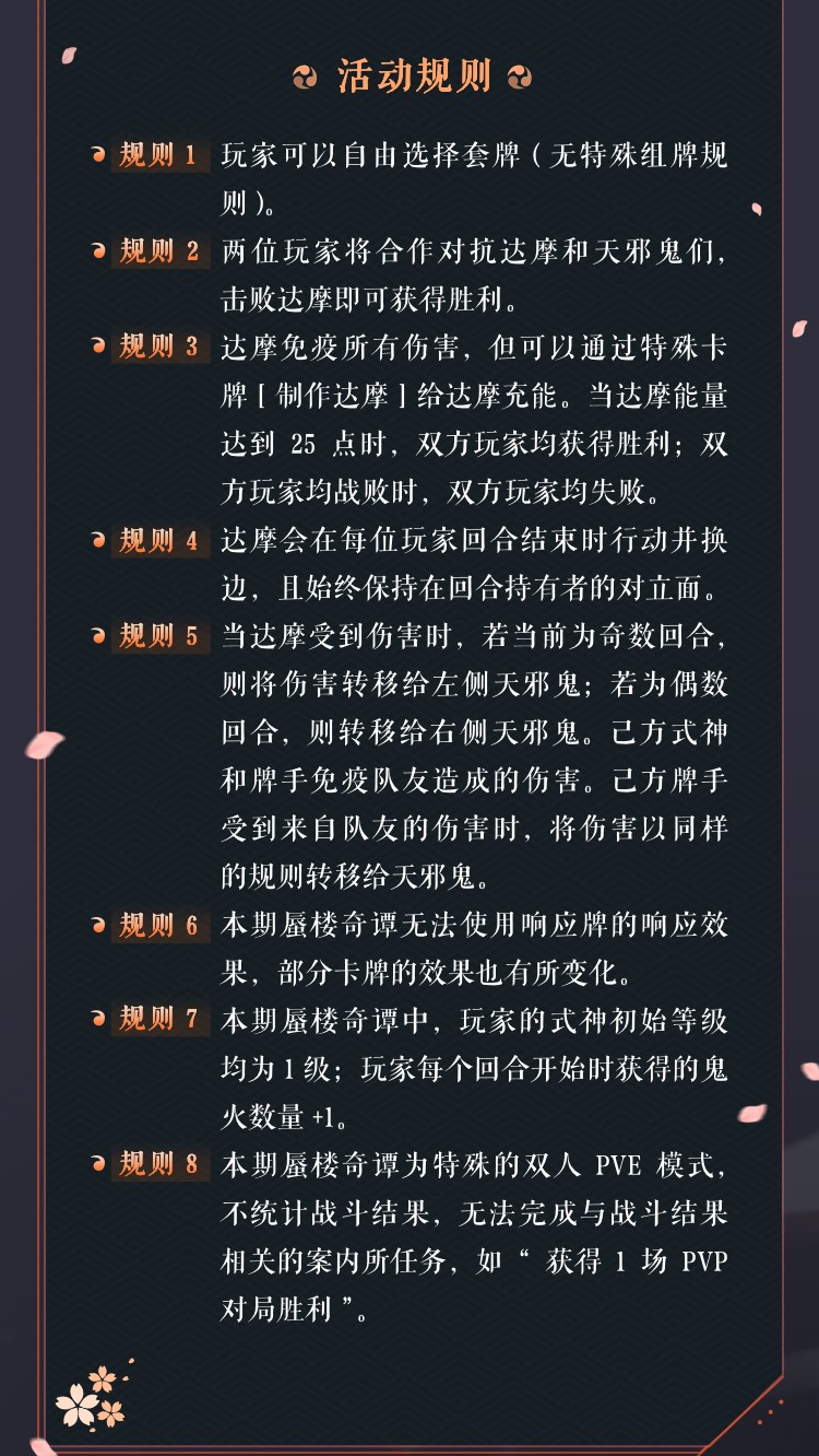 好友协力共战达摩天邪鬼！蜃楼奇谭新主题“达摩庆典”来了