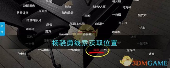 《孙美琪疑案：陆加设计》四级线索——杨骁勇