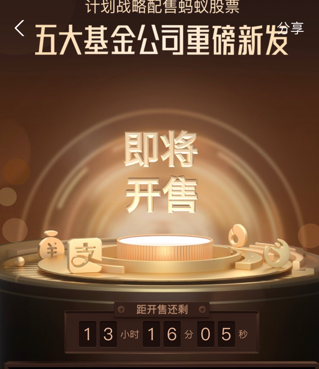 《支付宝》蚂蚁金服股票价格介绍