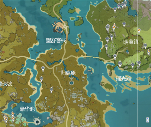 《原神》琉璃袋石珀分布位置一览