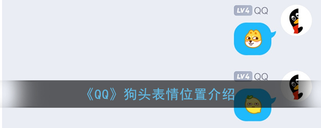 《QQ》狗头表情位置介绍