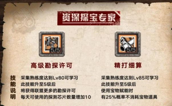 《明日之后》探宝者技能加点攻略