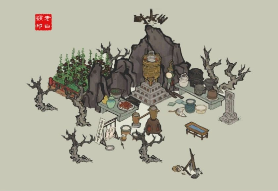 《江南百景图》枯枝布局攻略