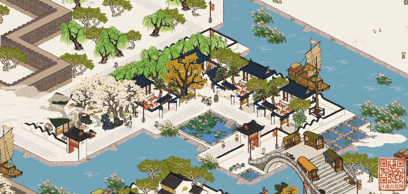 《江南百景图》荷花池塘布局推荐介绍