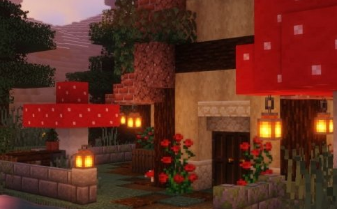 《我的世界》童话风红砖房建造教程