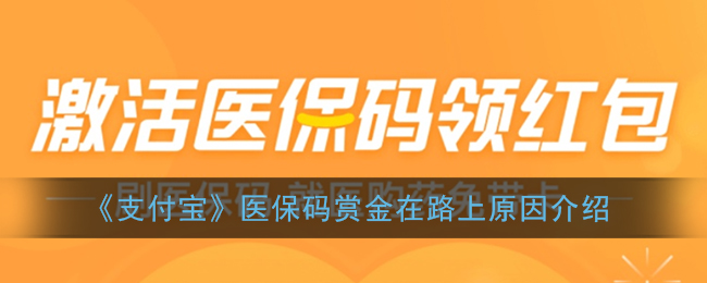 《支付宝》医保码赏金在路上原因介绍