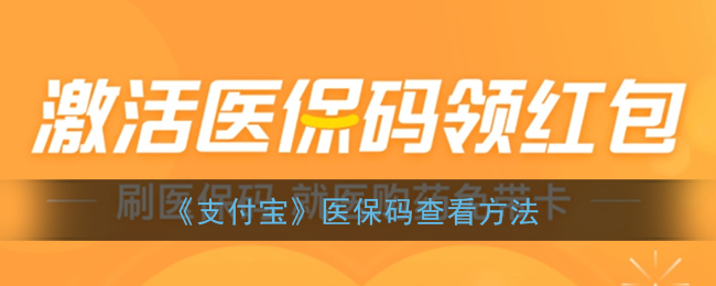 《支付宝》医保码查看方法