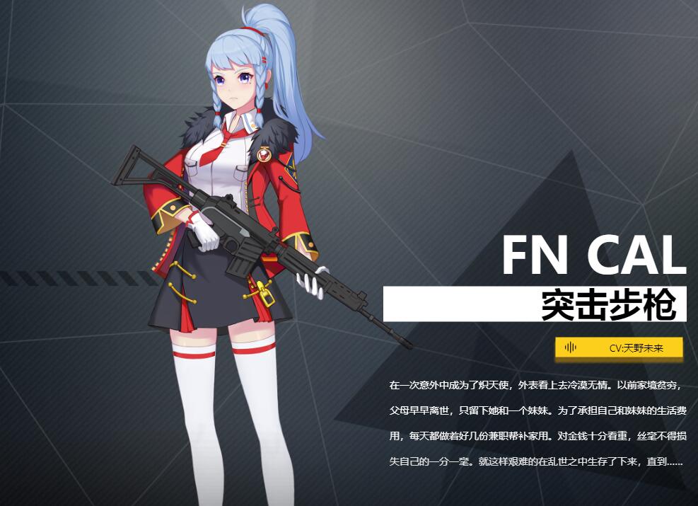 《银翼计划》突击步枪FNCAL角色介绍