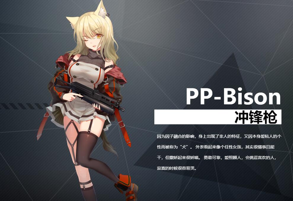 《银翼计划》冲锋枪PP-Bison角色介绍