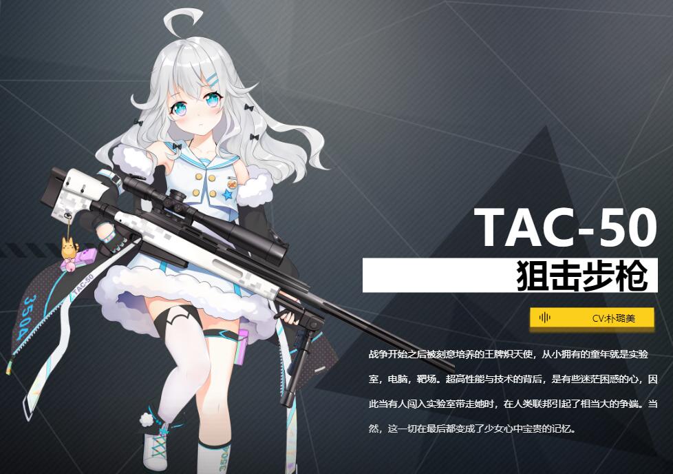 《银翼计划》狙击步枪TAC-50角色介绍