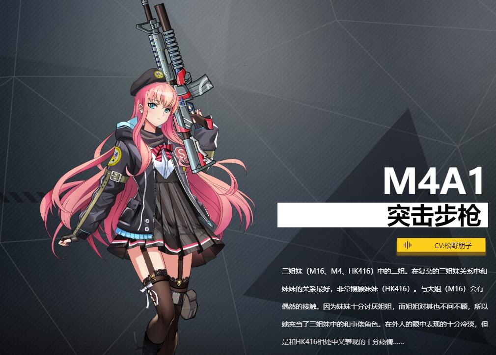 《银翼计划》突击步枪M4A1角色介绍