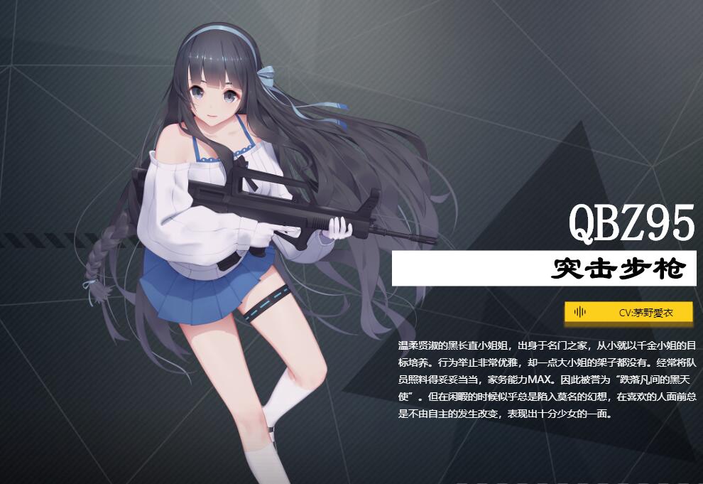 《银翼计划》突击步枪QBZ95角色介绍