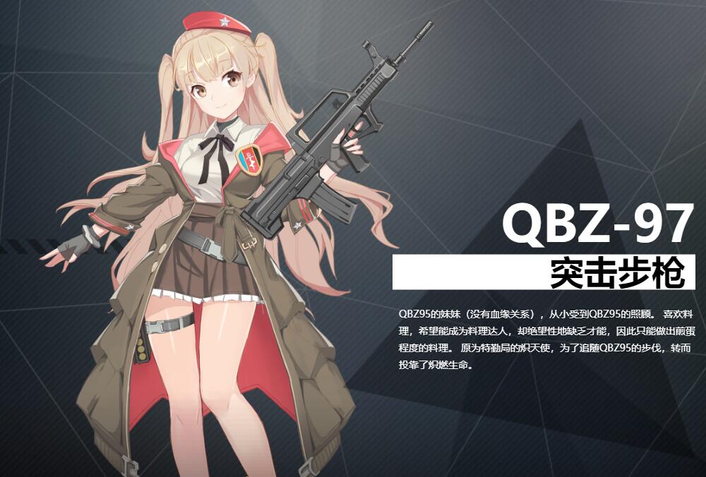 《银翼计划》突击步枪QBZ-97角色介绍