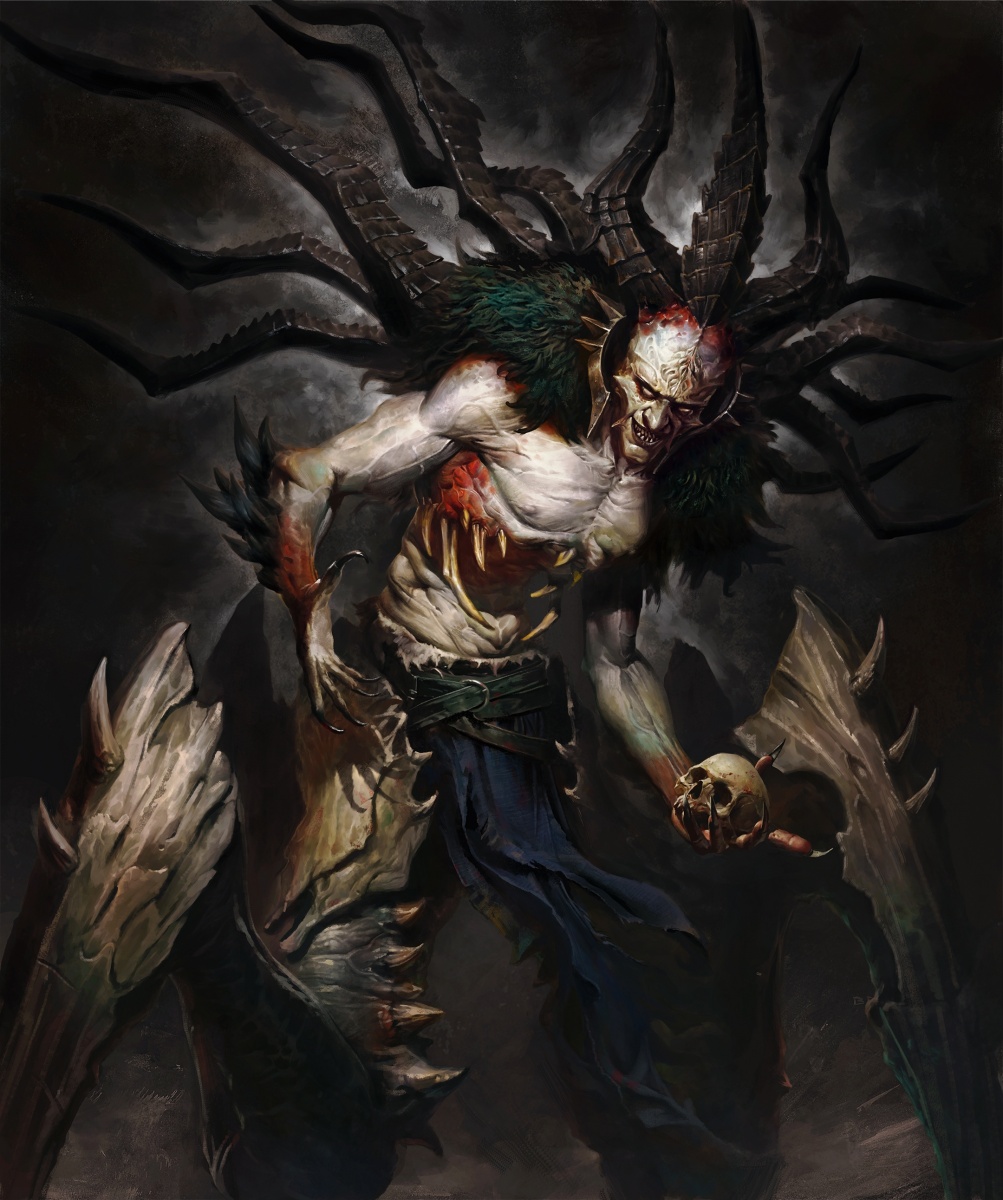 《暗黑破坏神：不朽》艺术原画 诡异怪物很强悍