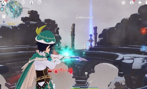 《原神》1.2雪山神像开启方法