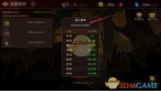 《加德尔契约》迷雾森林玩法介绍