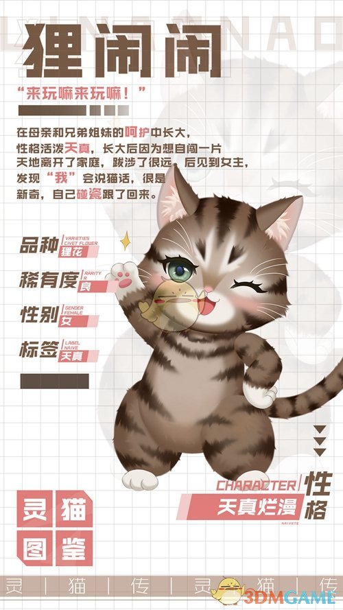 《灵猫传》狸闹闹图鉴一览