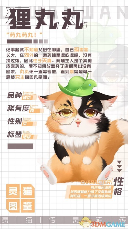 《灵猫传》狸丸丸图鉴一览