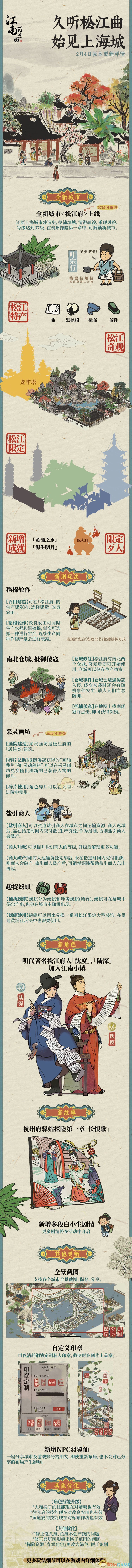 《江南百景图》2月4日更新内容介绍