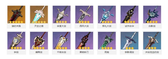《原神》用双手剑的角色介绍