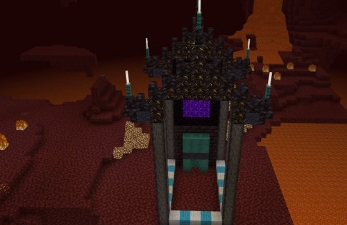 《我的世界》下界城堡建造方法