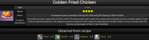《原神》肯德基大黄金吮指鸡料理效果介绍