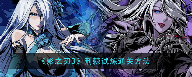 《影之刃3》荆棘试炼通关方法