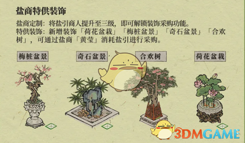 《江南百景图》盐商特供装饰介绍