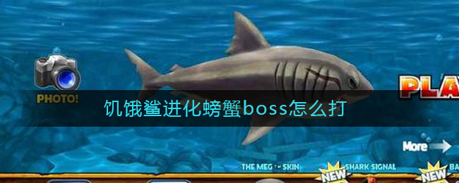 饥饿鲨进化螃蟹boss怎么打