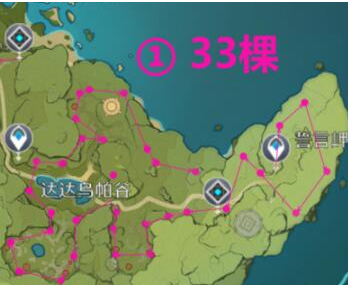 《原神》萃华木采集位置路线图一览