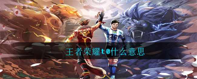 王者荣耀t0什么意思