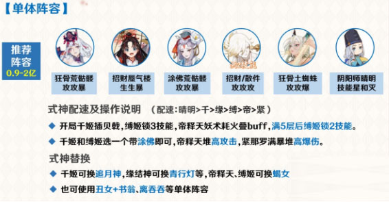 《阴阳师》天魔归来阵容搭配攻略