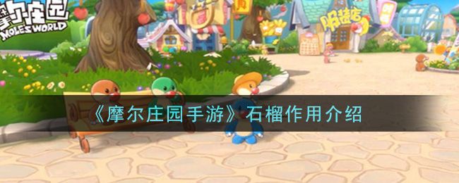 《摩尔庄园手游》石榴作用介绍