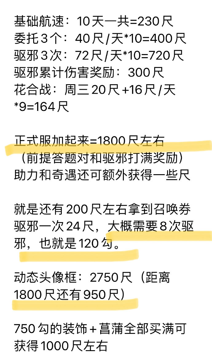 《阴阳师》重午节会尺数计算攻略