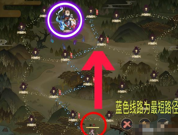 《阴阳师》青森之秘第二天走法路线介绍