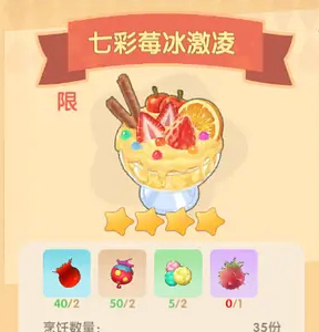 《摩尔庄园手游》七彩莓冰淇淋利润一览