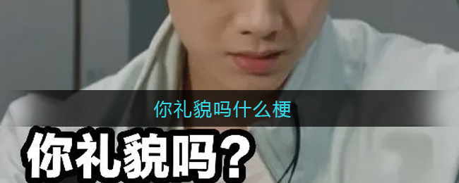 你礼貌吗梗是啥情况,网络热梗解读
