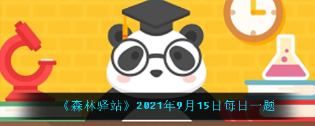 《森林驿站》2021年9月15日每日一题