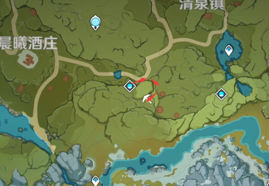 《原神》2.1蒙德矿点位置介绍