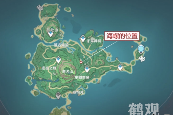 《原神》岻伽海螺位置介绍