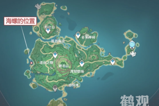 《原神》岻伽海螺位置介绍