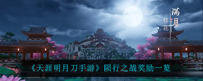 天涯明月刀手游陨星之战奖励盘点