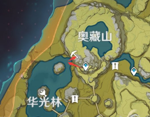 《原神》2.2矿点路线推荐