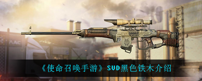 使命召唤手游SVD黑色铁木评测解析